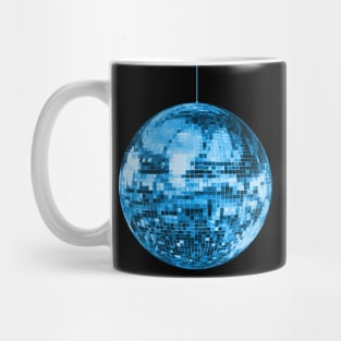 1970s Blue Disco Ball Mug